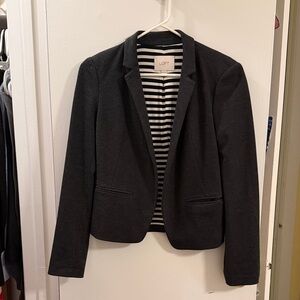 LOFT Women's Charcoal Blazer Jacket